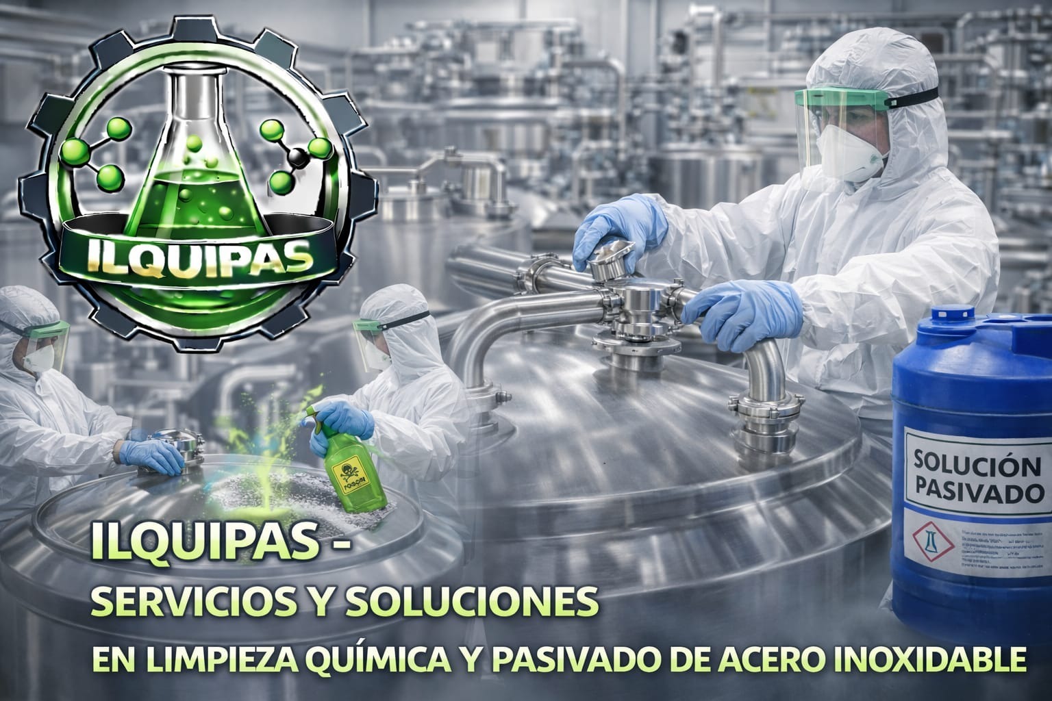Proceso de limpieza química